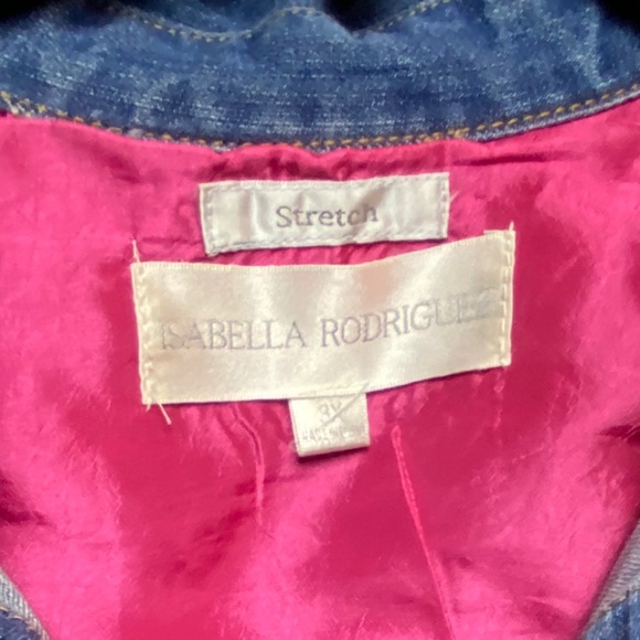 abella Rodriguez - Plus Size Jacket Dark Blue Jean 3X - Picture 13 of 13